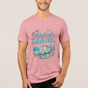 Eenhoring Magische Wegreis Printklaar POD Kunstwer Tri-Blend Shirt