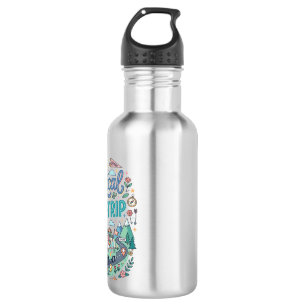 Eenhoring Magische Wegreis Printklaar POD Kunstwer Waterfles