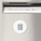 Eenhoring Mama Energie Kawaii Vector Ontwerp_1 Magneet (Insitu (Vaatwasser))