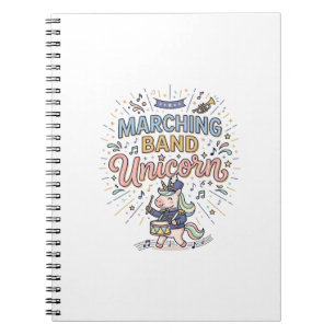 Eenhoring Marching Band Eenhoring Print Klare Mark Notitieboek