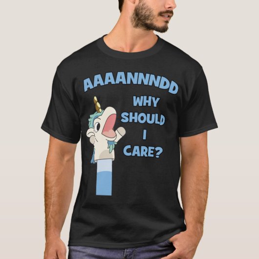 Eenhoring meisje t-shirt (Voorkant)