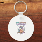 Eenhoring Mini Wetenschapper Eenhoring Trendy Prod Sleutelhanger (Voorkant)