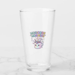 Eenhoring Mokicorn Ochtend Grafisch Ontwerp Zazzle Glas