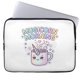 Eenhoring Mokicorn Ochtend Grafisch Ontwerp Zazzle Laptop Sleeve