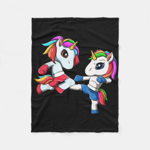 Eenhoring Muay Thai - Thaise Boksen En Kickboksen Fleece Deken