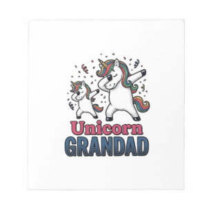 Eenhoring Opa Vintage Gravure Shirt Ontwerp_1 Notitieblok
