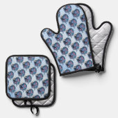 Eenhoring Ovenwant & Pannenlap Set (Voorkant / Achterkant)