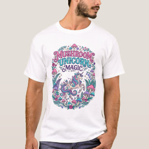 Eenhoring Paddenstoel Eenhoring Magie Kleurrijk PO T-shirt