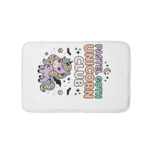 Eenhoring Pastel Goth Eenhoring Club Trendy Grafis Badmat