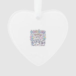 Eenhoring Penguicorn Feest Premium Vector Vector D Ornament