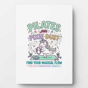 Eenhoring Pilates en Pixie Dust Vette Typografie T Fotoplaat