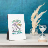 Eenhoring Pilates en Pixie Dust Vette Typografie T Fotoplaat (Zijkant)