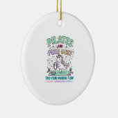 Eenhoring Pilates en Pixie Dust Vette Typografie T Keramisch Ornament (Rechts)