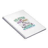 Eenhoring Pilates en Pixie Dust Vette Typografie T Notitieboek (Rechterzijde)