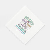 Eenhoring Pilates en Pixie Dust Vette Typografie T Servet (Hoek)