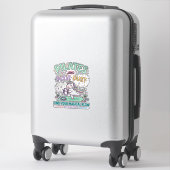 Eenhoring Pilates en Pixie Dust Vette Typografie T Sticker (Koffer)