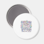 Eenhoring Pinguïnhoorn Feest Premium Vector Vector Magneet (Voorkant / Achterkant)