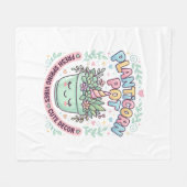 Eenhoring Planticorn Pot Grafisch Ontwerp Grafisch Fleece Deken (Voorkant (Horizontaal))