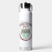 Eenhoring Planticorn Pot Grafisch Ontwerp Grafisch Waterfles (Voorkant)