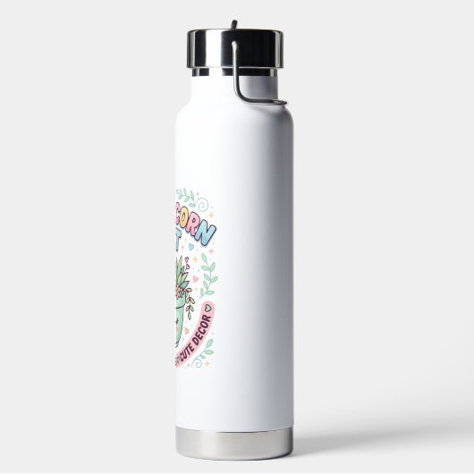 Eenhoring Planticorn Pot Grafisch Ontwerp Grafisch Waterfles (Links)