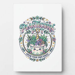 Eenhoring Planticorn Pot POD Klaar POD Kunstwerk_1 Fotoplaat