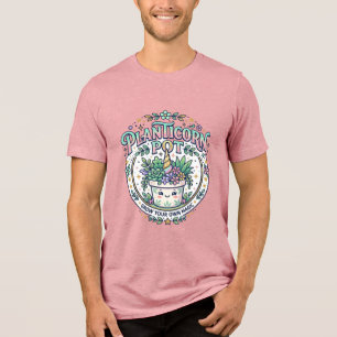 Eenhoring Planticorn Pot POD Klaar POD Kunstwerk_1 Tri-Blend Shirt
