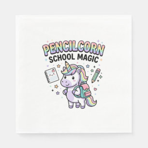 Eenhoring Potloodhoorn School Magie Betoverend Mer Servet