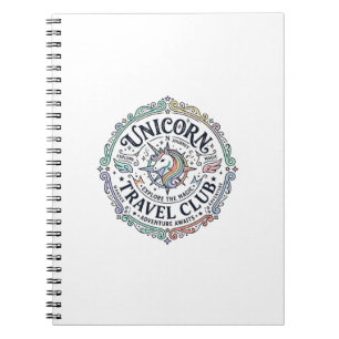 Eenhoring Reisclub Origineel Zazzle Ontwerp_1 Notitieboek