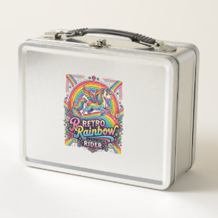 Eenhoring Retro Regenboog Ruiter