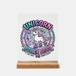 Eenhoring Roller Disco POD Kant-en-klare Marktplaa Acryl Bord