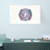 Eenhoring Roller Disco POD Kant-en-klare Marktplaa Spandoek (Beurs)