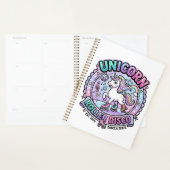 Eenhoring Roller Disco POD Klaar Marketplace Kunst Planner (Display)