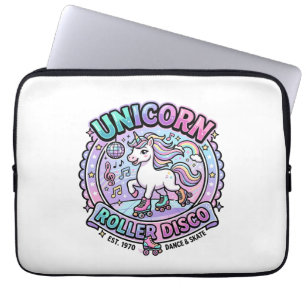 Eenhoring Roller Disco POD Klaar Marktplein Kunstw Laptop Sleeve