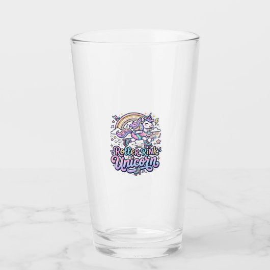 Eenhoring Roller Rink Eenhoring Premium Vector Sti Glas (Voorkant)