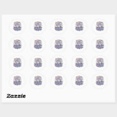 Eenhoring Roller Rink Eenhoring Premium Vector Sti Ronde Sticker (Vel)