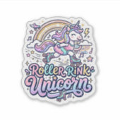 Eenhoring Roller Rink Eenhoring Premium Vector Sti Sticker (Voorkant)