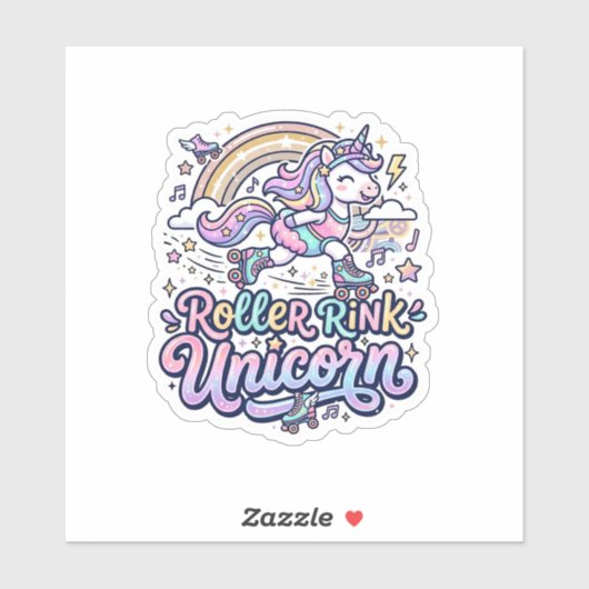 Eenhoring Roller Rink Eenhoring Premium Vector Sti Sticker (Vel)