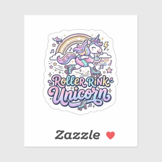 Eenhoring Roller Rink Eenhoring Premium Vector Sti Sticker (Vel)