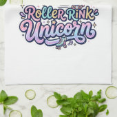 Eenhoring Roller Rink Eenhoring Premium Vector Sti Theedoek (Gevouwen)
