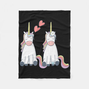 Eenhoring Schattige Bruid En Bruidegom Verliefd Pr Fleece Deken