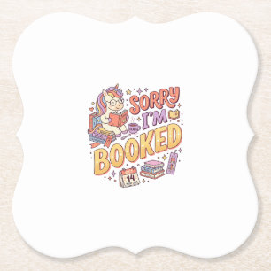 Eenhoring Sorry Ik Ben Geboekt Whimsical Zazzle De Kartonnen Onderzetters