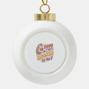 Eenhoring Sorry Ik Ben Geboekt Whimsical Zazzle On Keramische Bal Ornament