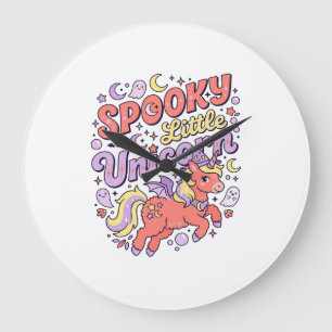 Eenhoring Spookachtige Kleine Eenhoring Whimsical  Grote Klok
