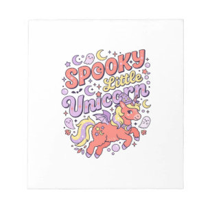 Eenhoring Spookachtige Kleine Eenhoring Whimsical  Notitieblok