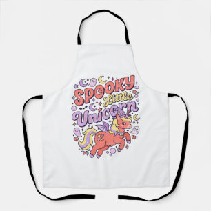 Eenhoring Spookachtige Kleine Eenhoring Whimsical  Schort