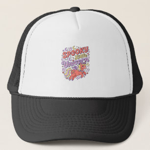 Eenhoring Spookachtige Kleine Eenhoring Whimsical Trucker Pet