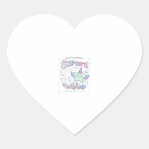 Eenhoring Starcorn Wensen Schattige Kleding Grafie Hart Sticker