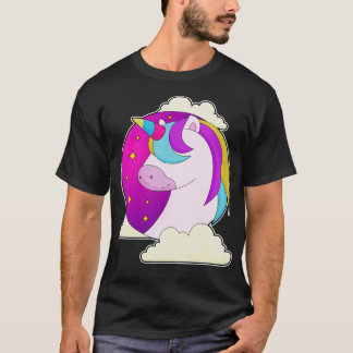 Eenhoring Sterren Wolken T-shirt