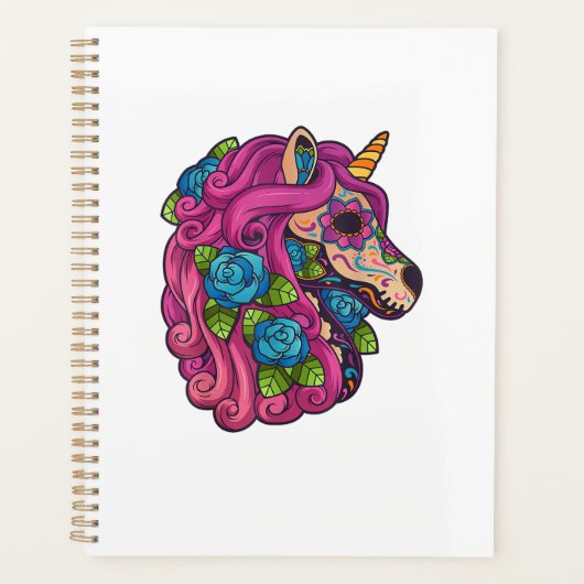 Eenhoring Suiker Schedel Mexico Calavera Dia De Lo Planner (Voorkant)