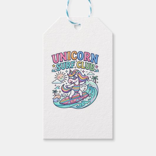 Eenhoring Surfclub Cadeaulabel (Voorkant)